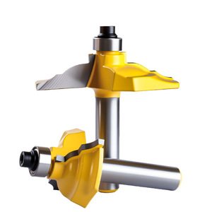 Carbide Tipped Router Bit 8mm Shank Edge Trimmer For Cabinet Door Panel Wood Carving Milling Cutter - Product Image 1