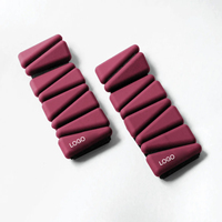 Haltères de poignet triangulaires en silicone réglables pour fitness, yoga, entraînement de musculation et exercices de traction manuelle