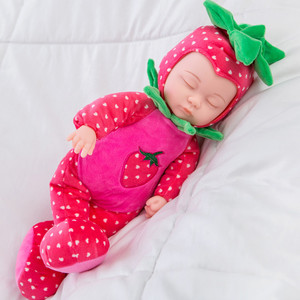 Children's Plush <b>Toys</b> Sleep Simulation Baby Doll Cloth Doll Doll Girl Soothing Baby Doll Wholesale - Product Image 2