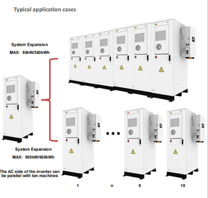 Gabinete de sistema de almacenamiento de energía recargable EU Deye 60Kwh 360Kwh 600Kwh 100Ah Batería solar de litio ESS para uso industrial - Product Image 2