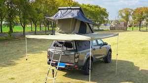 Camion Lit Topper Aluminium Camion Auvent F150 Dur Camper Shell Pickup Toyata Tacoma Camper <span class=keywords><strong>Top</strong></span> avec Rack Pour <span class=keywords><strong>Hilux</strong></span> - Product Image 4