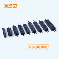 Fuente de Alimentación LED Impermeable YSD de Bajo Precio, 12V 24V 20W 30W 40W 50W 60W 80W 100W 200W 300W 400W 500W 600W para LED