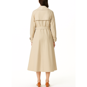 Longs manteaux trenchs pour femmes de créateur de luxe d'hiver personnalisés pour femmes - Product Image 2