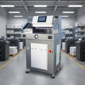 <b>Hydraulic</b> A4 Electric Semi-Automatic Paper Guillotine Paper Cutting Machine - Product Image 1