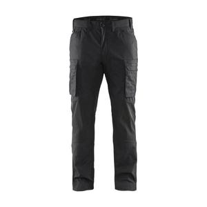 BLAKLADER - 145918459900C60 Service <b>trousers</b> with <b>stretch</b> <b>Black</b> - EAN 7330509463017 WORK <b>TROUSERS</b> CARGO WORK <b>TROUSERS</b> - Product Image 1