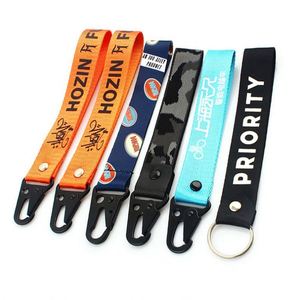 Lanière personnalisée en polyester avec logo Airbus pour téléphone portable, réglable avec boucles - Product Image 3