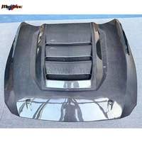 Capot moteur ventilé léger en carbone humide de haute qualité style SC pour Ford Mustang S650 2024 – Amélioration des performances et design