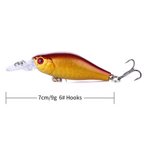 Ensemble d'appâts durs pour bar, 7CM, 9G, leurres coulants, Kit d'appâts à manivelle, matériel de pêche - Product Image 2