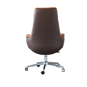 Silla de Oficina Ergonómica Reclinable, Silla Ejecutiva Giratoria de Cuero PU de Lujo con Respaldo Alto para Jefes y Uso Doméstico - Product Image 6