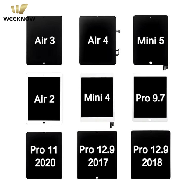 Replacement LCD Display Touch Screen for iPad Pro 11 12.9 2020 2018 2017 Mini 2 3 4 5 6 Air 4 5 6 1-Year Warranty