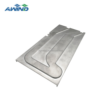 Plaques de refroidissement liquide pour batteries de cellules, plaque froide liquide en aluminium haute puissance personnalisée, refroidissement par eau avec micro-canaux