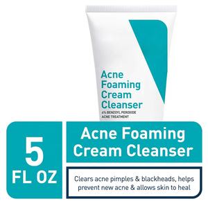 Mousse hydratante et nettoyante pour le visage, produit de soin facial, traitement de l'acné, au peroxyde de benzoïdale, nouveau modèle, - Product Image 2