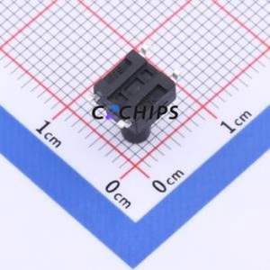 TSG002A09526A Tactile Switch SMD Switch Single Pole Single Throw Round Button 2.6N Vertical Mount - Product Image 2