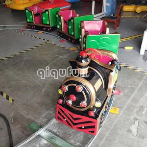 Eğlence parkı Fair Ride çocuk 12 koltuk çocuklar hayvanat bahçesi Kiddie araba elektrikli Mini kapalı parça tren sürmek satılık