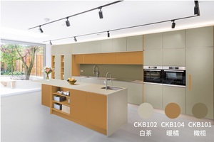 Tablero de <span class=keywords><strong>Melamina</strong></span> con Recubrimiento UV y Acabado de Grano de Madera, Embalaje en Palés, MDF Laminado para Encimeras de Cocina, Tablero Blanco de 18 mm - Product Image 2