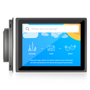 Suitable Wall Mounted 15 Inch Industrial PC with VGA RJ45 Ports All-in-One <b>Computer</b> <b>Touch</b> <b>Screen</b> Tablet Kiosk Stock - Product Image 1