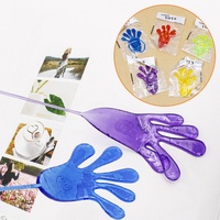 Manos Elásticas Pegajosas de Colores, Juguetes Nostálgicos para Aliviar el Estrés, Plástico Clásico de 20x5cm, Unisex, Regalo para Niños de 5 a 7 Años