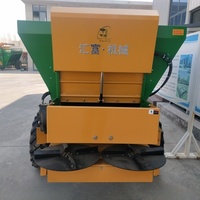 Épandeur de fumier pour camion Huifu 2FGH-3 avec pompe à pneus, trémie de 3 m, commande hydraulique, largeur d'épandage de 6 à 16 m, haute capacité d'épandage d'engrais