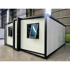 Conteneur préfabriqué extensible contemporain avec panneaux sandwich de qualité supérieure et fenêtre en PVC pour la construction de <span class=keywords><strong>bureaux</strong></span> temporaires modulaires polyvalents - Product Image 1