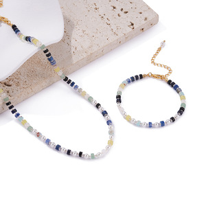 Pulsera de Perlas de Imitación Maillard, Elegante, Azul, Accesorio de Joyería de Moda para Mujer, Origen Yiwu - Product Image 1