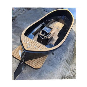 Embarcación de pasajeros de fibra de vidrio de segunda mano con área de asientos cubierta para servicios acuáticos urbanos o de transporte público. - Product Image 1