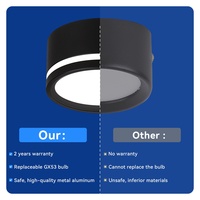 Foco LED de Alta Calidad, Downlight de Superficie, Downlight para Hotel, Luz Plana, Luz de Techo Comercial, Downlight LED