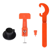 Outils de système de nivellement de carreaux réutilisables Le niveleur à aiguille en acier est utilisé pour le nivellement des carreaux et des joints.