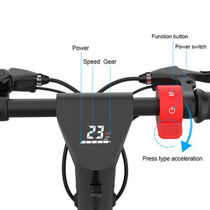 Patineta Eléctrica X9 con Stock en la UE, 30 mph, Scooter <span class=keywords><strong>de</strong></span> 500W con Doble Suspensión, 90 km, Scooter Eléctrico Todoterreno <span class=keywords><strong>de</strong></span> 1000W con Potente Motor <span class=keywords><strong>de</strong></span> 350W - Product Image 4