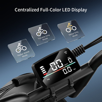 Bicicleta Eléctrica Plegable con Llantas Gruesas de 20 Pulgadas, 250W, 48V, 15Ah, 7 Velocidades, de Acero al Carbono, Impermeable, para Ciclismo de Montaña