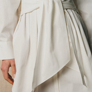 Vestido Camisero de Manga Larga para Mujer, Estilo Casual Vintage, Cintura Ajustada, Nuevo Estilo de Primavera - Product Image 3