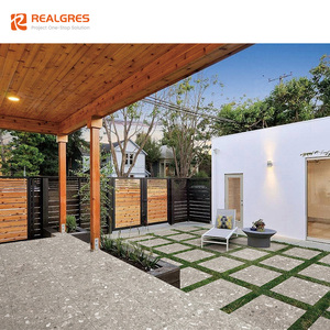 Realgres 2Cm Chống Trượt 600*600Mm Terrazzo Ngoài Trời Sứ Gạch Lát Sàn Cho Hiện Đại Sân Vườn Patio Pavers - Product Image 1