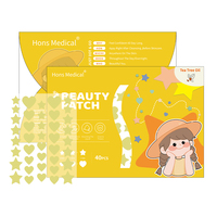 Patchs Hydrocolloïdes Transparents pour Boutons 40 pièces – Absorbent l'Excès de Sébum, Couvre l'Acné, Invisibles, Ultra-Mince et Respirants pour le Visage