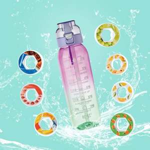 Bouteille d'eau Tritan avec capsules aromatisantes pour personnaliser le goût des boissons - Product Image 1