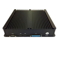 Nuevo PC Pequeño Sin Ventilador con Enchufe Europeo, Intel Celeron J1900, 6 RS232 COM, 2 LAN/VGA, 8 USB, Mini PC Industrial para Riel DIN