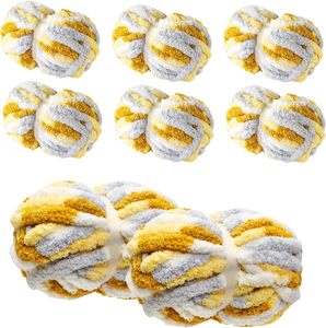 ไหมพรมเชนิลล์ถักไหมพรมหนา 2 ซม. สำหรับถักผ้าห่มหนา ขายส่ง - Product Image 1