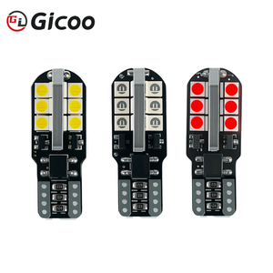 Bombilla LED CANBUS Gicoo T10 12V para Reemplazo de Luz Trasera de Coche, Blanca, Ámbar, Roja - Product Image 4