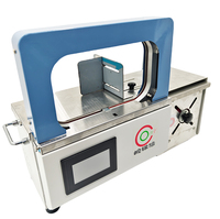 Machine à cercler les billets de table Machine automatique de baguage de ruban Opp de papier de 12mm Machine à regrouper les légumes