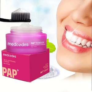Polvo de dientes para limpiar manchas de etiqueta privada de 7 estilos, blanqueamiento Dental, enzima de cúrcuma, carbón activado, polvo blanqueador de dientes PAP - Product Image 3