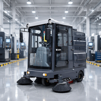 Balayeuse autoportée électrique certifiée CE 2000 mm, personnalisable, prix usine pour entrepôt/usine/terrain de stationnement