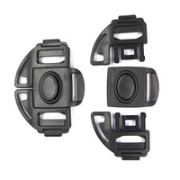 Boucle de harnais à 3 points, boucle de ceinture de 25 mm, clip pour chaise bébé, boucle de poussette, boucle en plastique à dégagement double latéral pour sangle de sécurité de voiture pour bébé