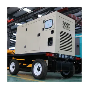 최고 침묵하는 디젤 엔진 발전기 20kw 25kw 힘 휴대용 발전기 20kva 25kva 발전기 세트 Genset Generador