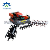 Broyeur forestier multifonctionnel télécommandé pour arbres, robot de 800 mm à chenilles, débroussailleuse à fléaux, machine forestière, prix usine