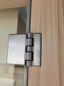 सौना दरवाजे के भागों के लिए सस्ती उच्च गुणवत्ता वाले आधुनिक सफेद प्लास्टिक हिंज - Product Image 6