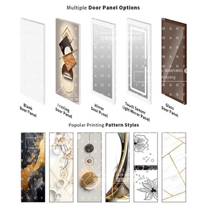 Garde-robe moderne en bois de couleur pour la maison garde-robe 3 portes Simple pour chambre à coucher rangement vêtements fer miroir <span class=keywords><strong>design</strong></span> métal acier armoire Philippines - Product Image 5