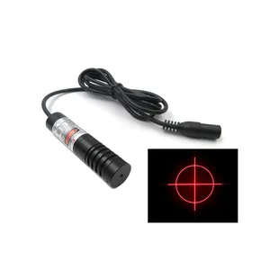 Red Laser Crosshair Círculo DOE Módulo Laser Para Posicionamento Bullseye