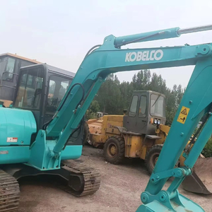 Excavadora de cadenas Kobelco SK60 usada en Japón de alta calidad, 6 toneladas, con motor, caja de cambios y engranajes, certificada por EPA y CE para uso doméstico. - Product Image 3