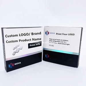 Sang trọng biểu tượng tùy chỉnh 3ml lọ nhãn phù hợp với <span class=keywords><strong>10</strong></span> lọ hộp giấy với khay nhựa bên trong - Product Image 2