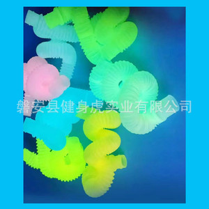 Fitness <b>Tiger</b> Pop Tubes 29mm Telescopic Glow In Dark Macaron Colors Stress Relief <b>Toy</b> For Youth Unisex Plastic - Product Image 4