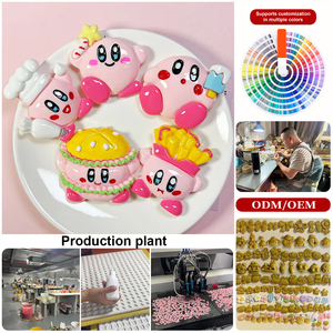 Resina de Dibujos Animados Zili, Material Brillante para Manualidades, Decoración de Fundas de Teléfono, Parches de Gel Crema, Accesorios para <span class=keywords><strong>el</strong></span> Cabello, Material Hecho a Mano con Efecto de Goteo de Aceite - Product Image 4