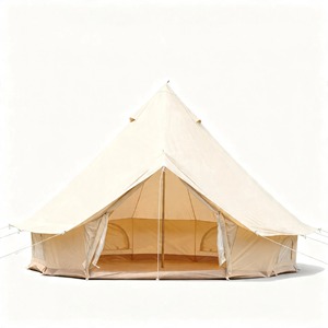Nouvelles tentes yourtes de luxe à une chambre, durables, en coton, quatre saisons, pour la famille, imperméables et anti-UV, portables - Product Image 2